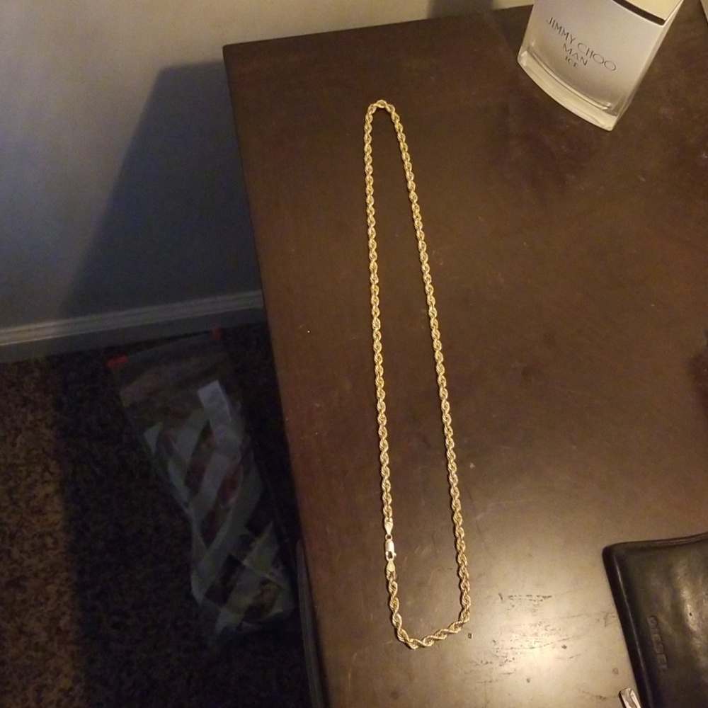 10k Rope Chain 24"